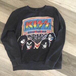 Women's 'KISS' Crew Neck Sweater
